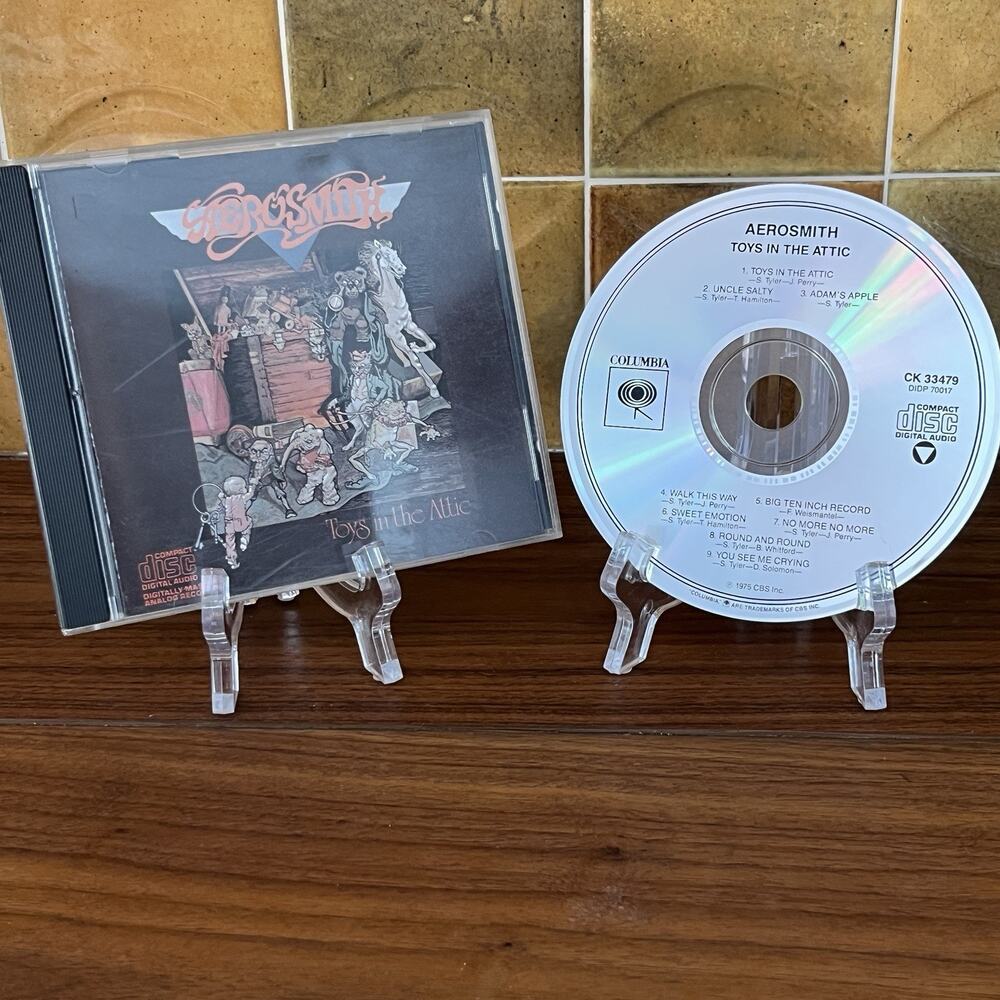 Aerosmith Toys in the Attic Original CD Columbia CK 33479